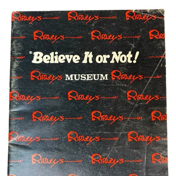 VTG 1970 Original "RIPLEY'S BELIEVE IT OR NOT! Museum" Soft Cover Book Booklet - Picture 4 of 12